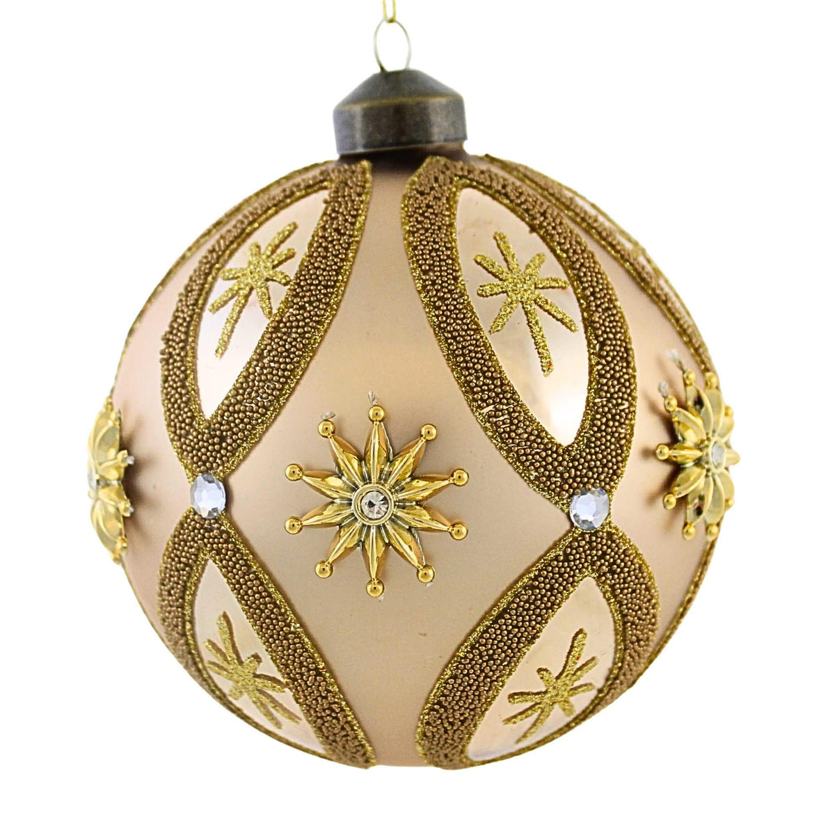 December Diamonds Gold Ball Ornament - - SBKGifts.com
