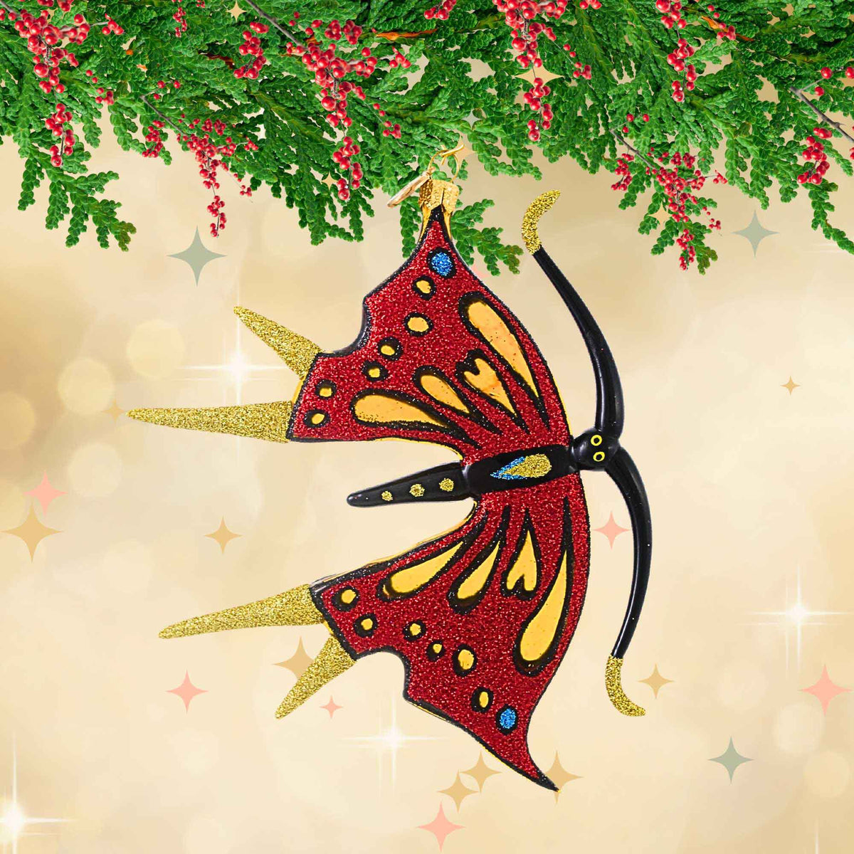 Blubom Scarlet Wanderer Butterfly - - SBKGifts.com