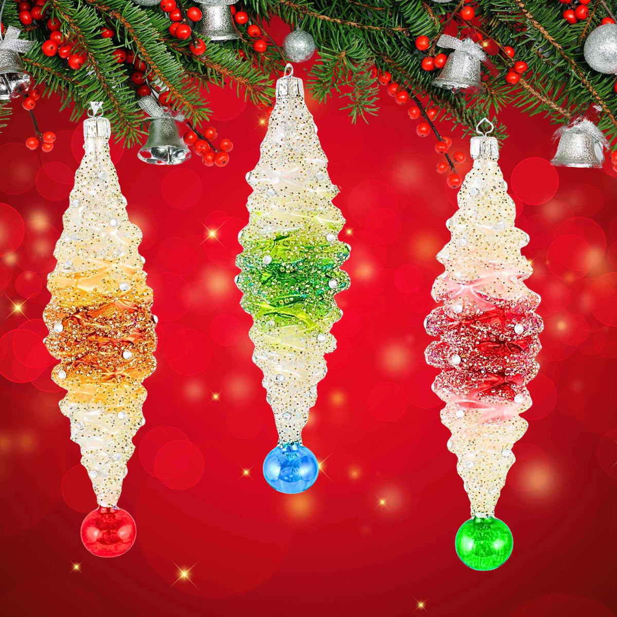 Heartfully Yours Rainbow Pine A Set/3 - - SBKGifts.com