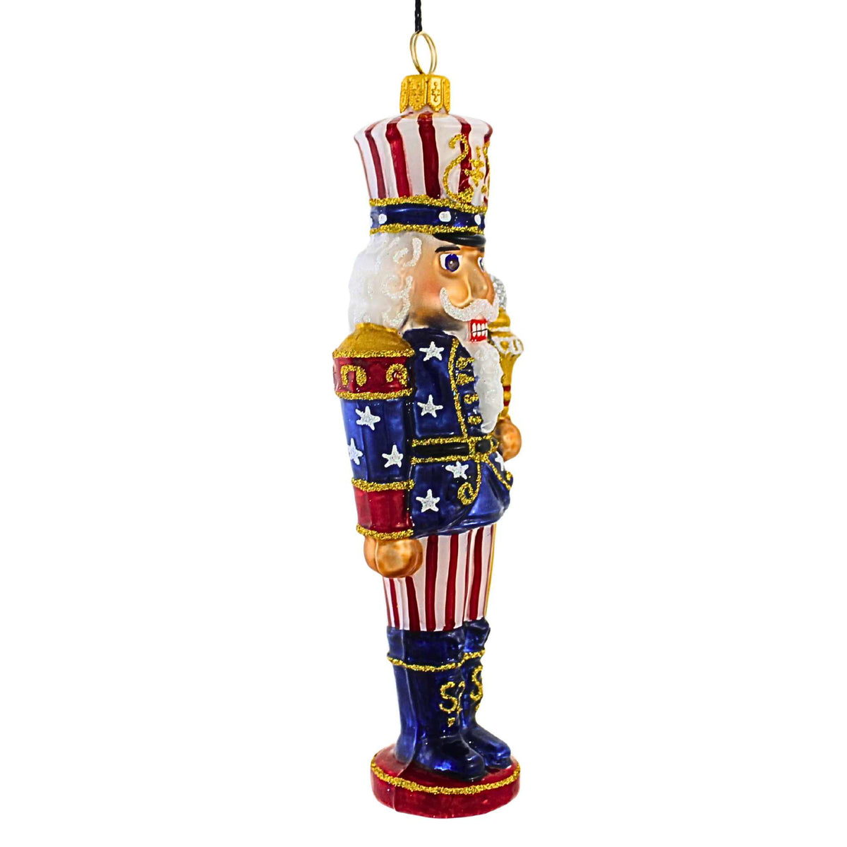Joy To The World Stars & Stripes Nutcracker - - SBKGifts.com