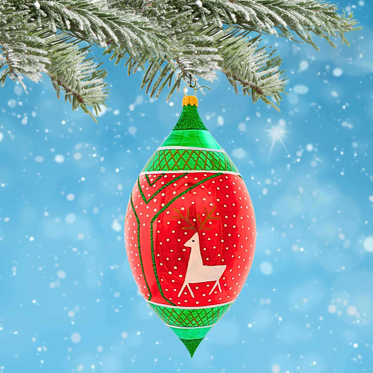 Joy To The World Reindeer Drop - - SBKGifts.com