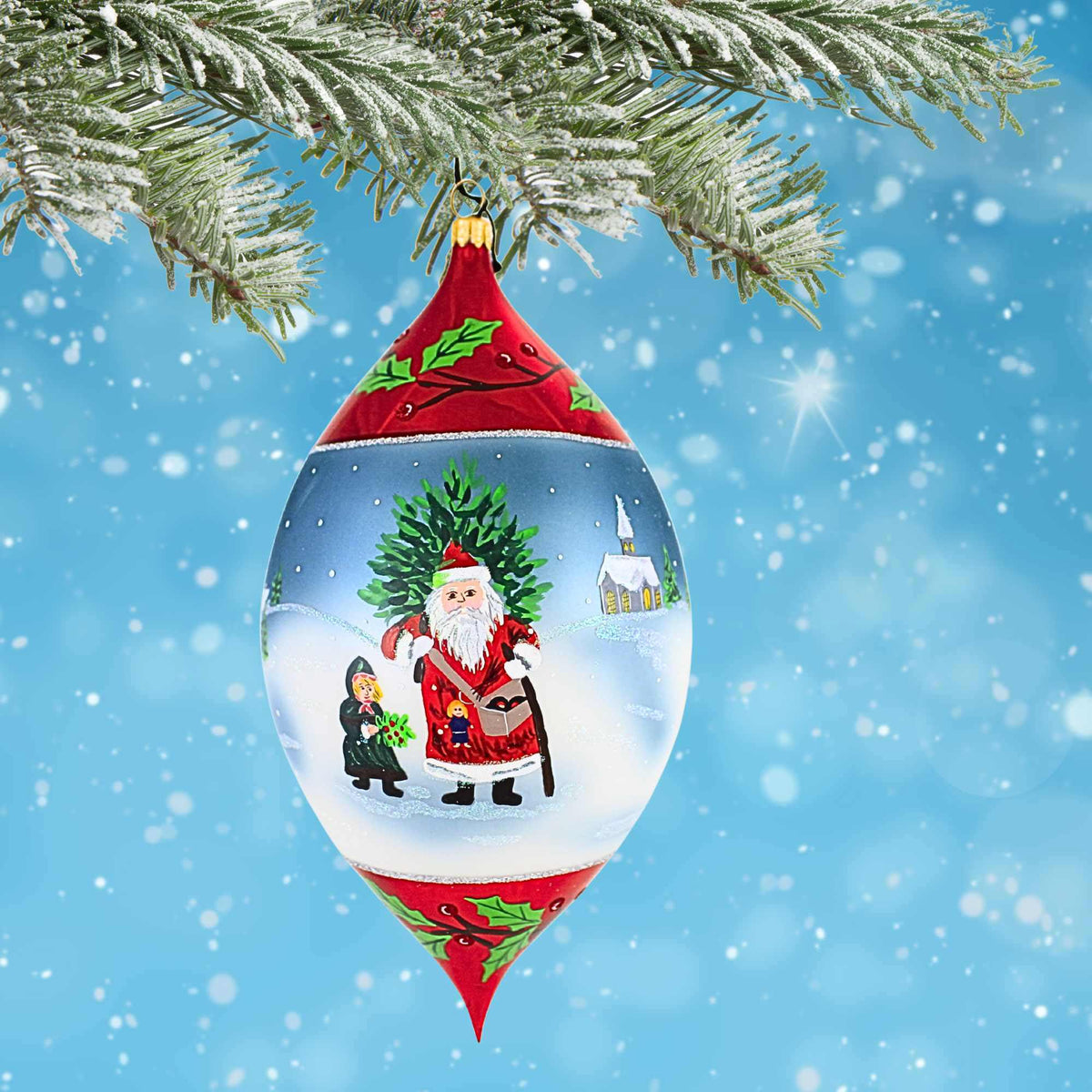 Joy To The World Father Frost Drop - - SBKGifts.com