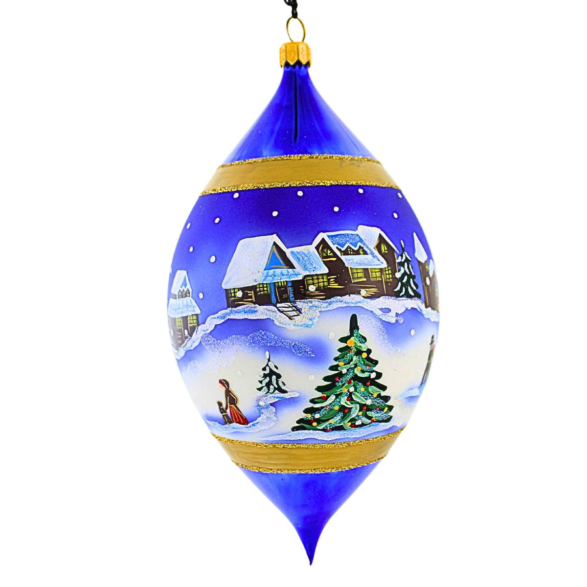 66262 Blue / Gold Silent Night Drop ZKP4337SN