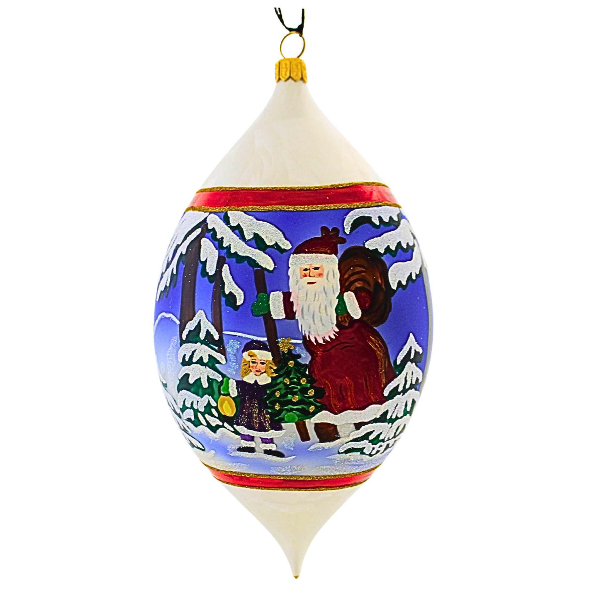 66263 Vintage Euro Santa Drop ZKP4337EURO