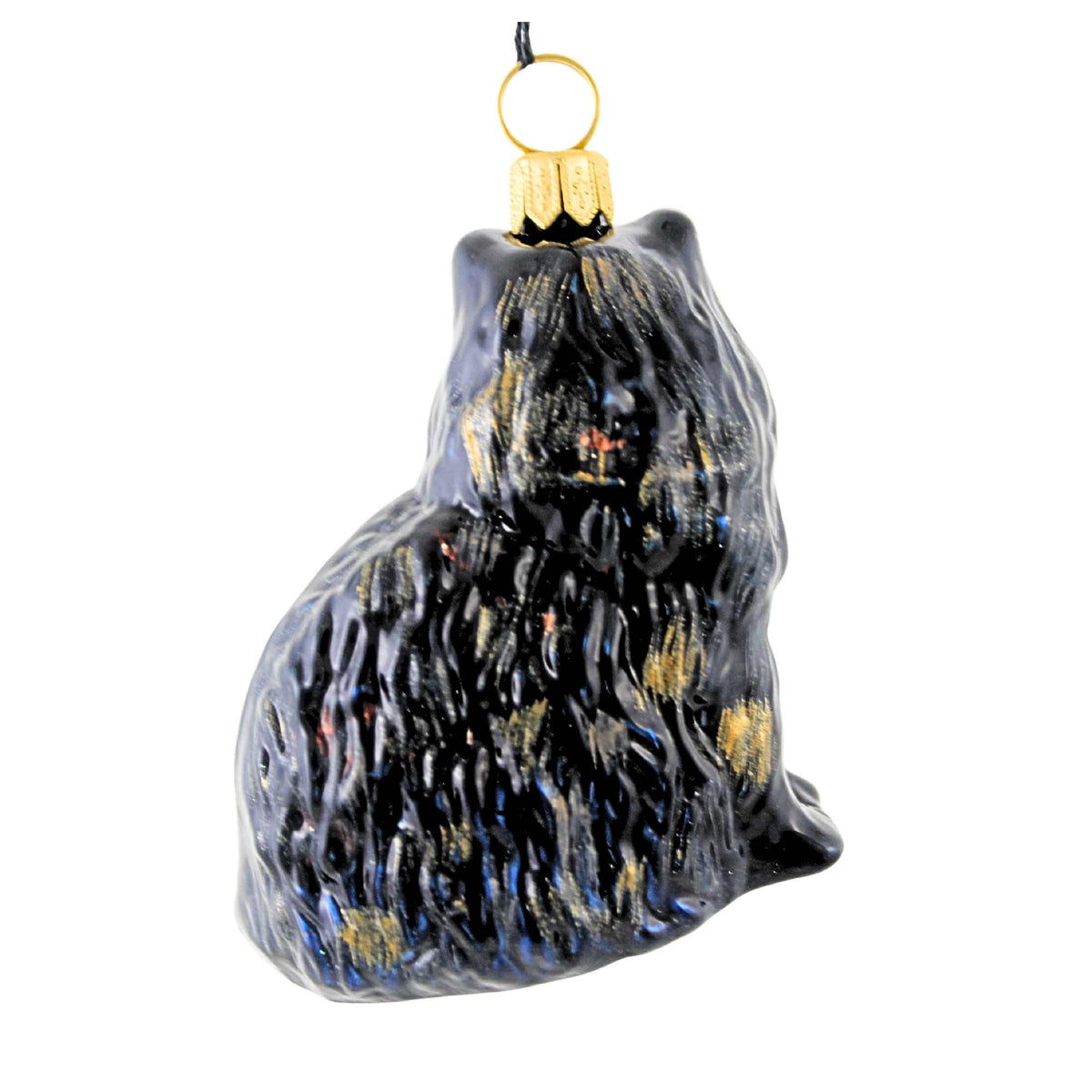 Joy To The World Black Persian Cat - - SBKGifts.com