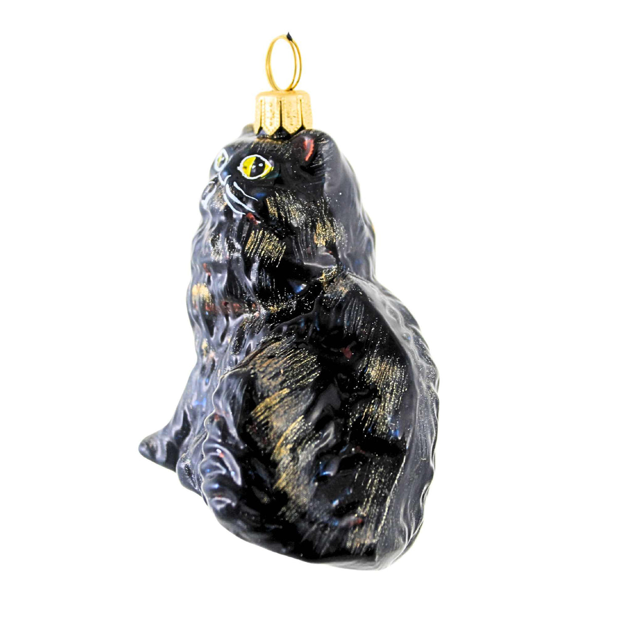 Joy To The World Black Persian Cat - - SBKGifts.com