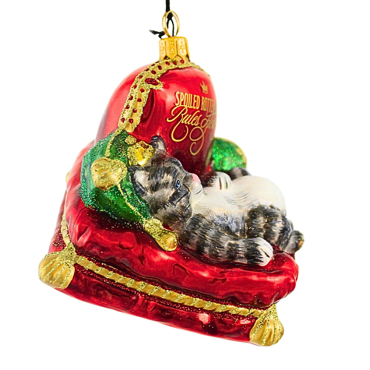 Joy To The World A Spoiled Rotten Cat Rules Here - - SBKGifts.com