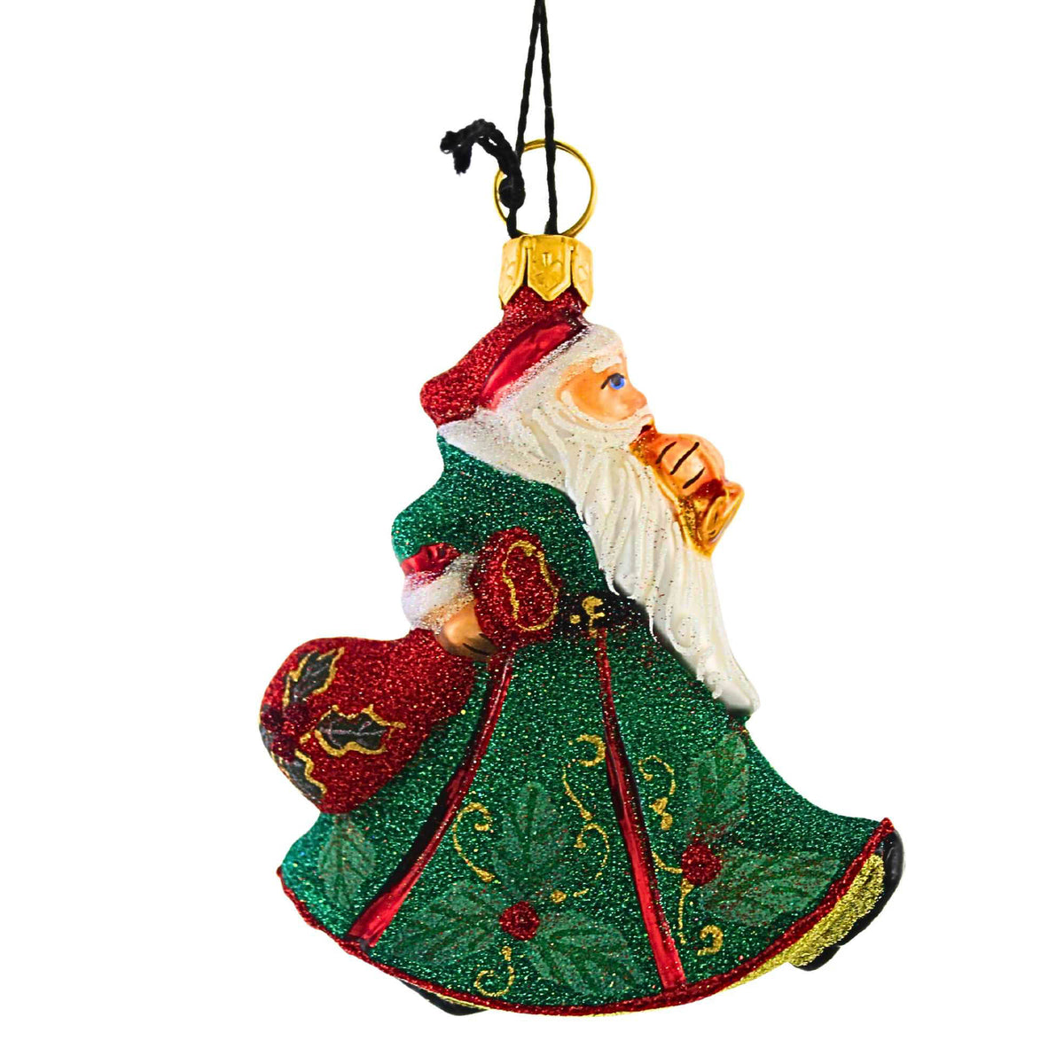66270 Glitterazzi Mini Holly Berry Green Santa ZKP3314GHB
