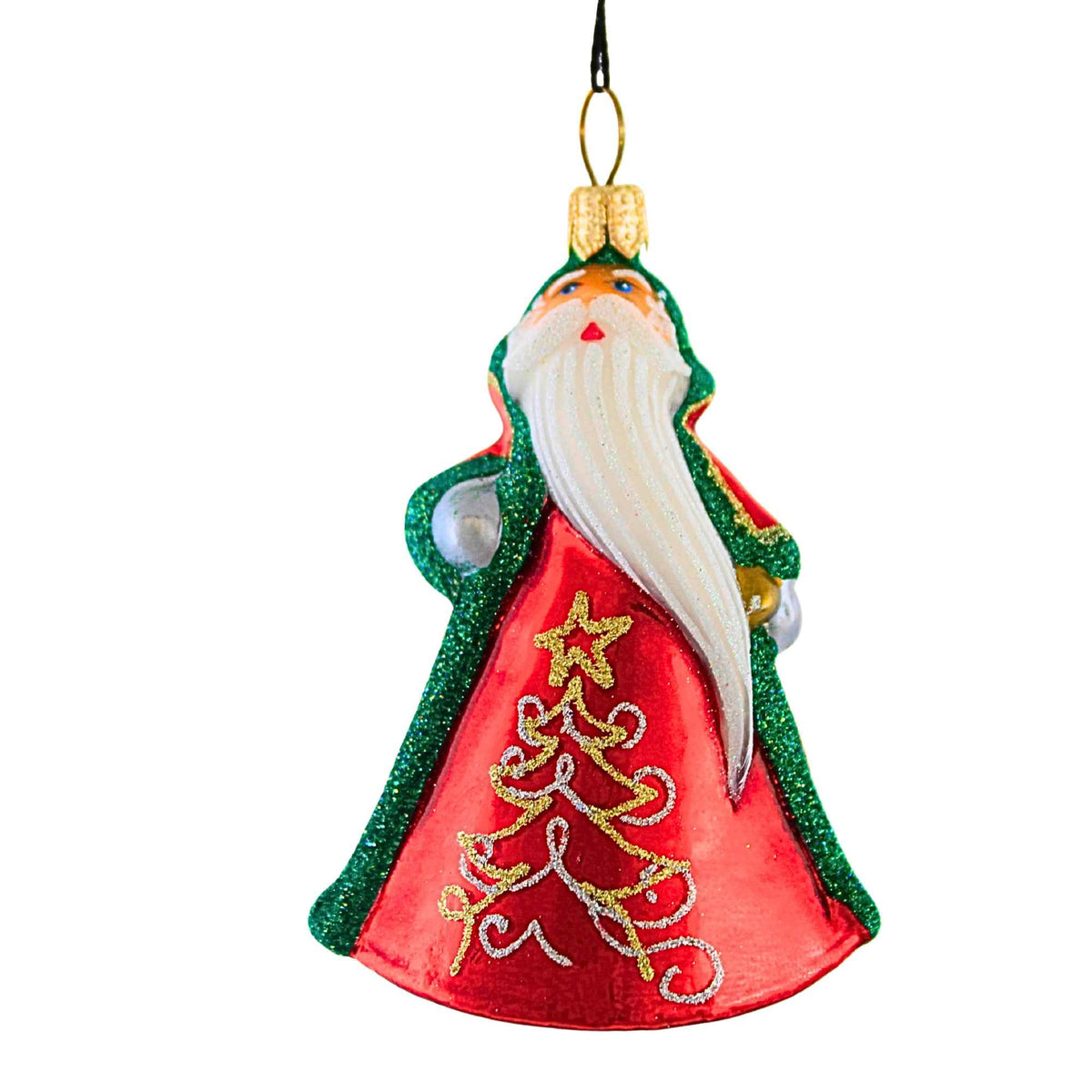 66272 Glitterazzi Mini Santa With Trees ZKP3315MST