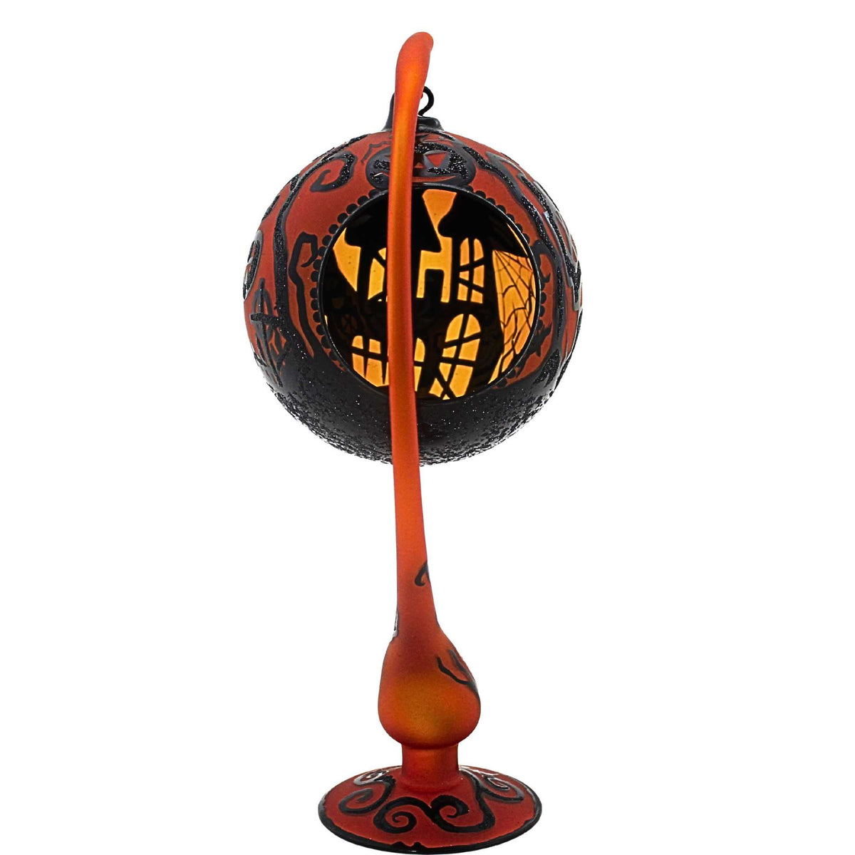 Blubom Orange Haunted Ball Ornament With Stand - - SBKGifts.com