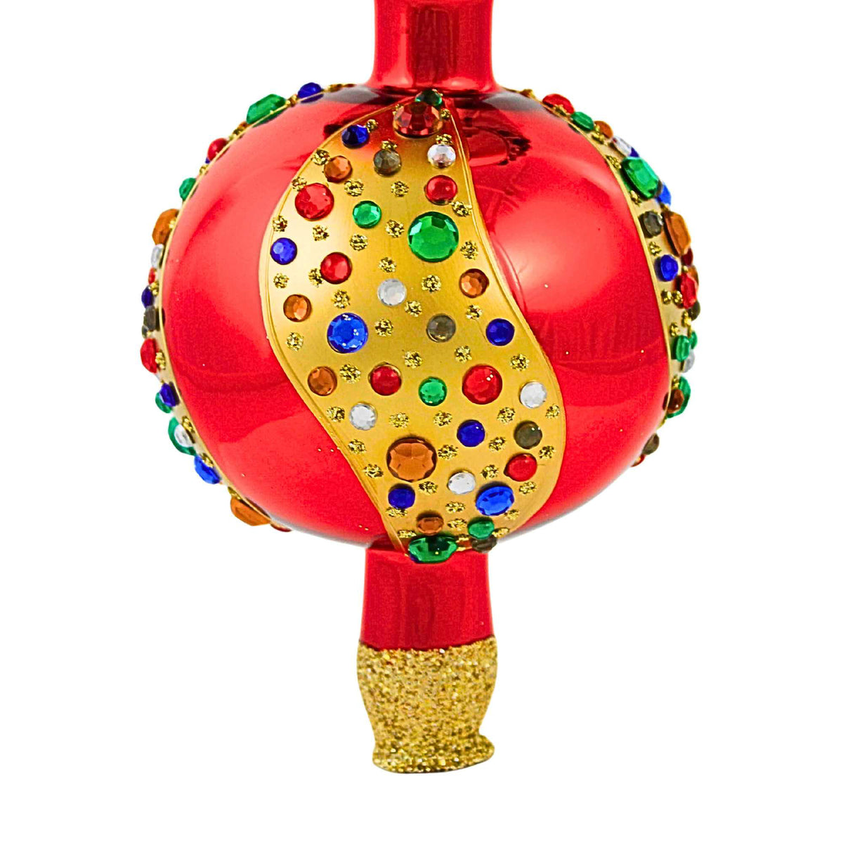 Miss Christmas Holiday Red With Crystals Tree Topper - - SBKGifts.com