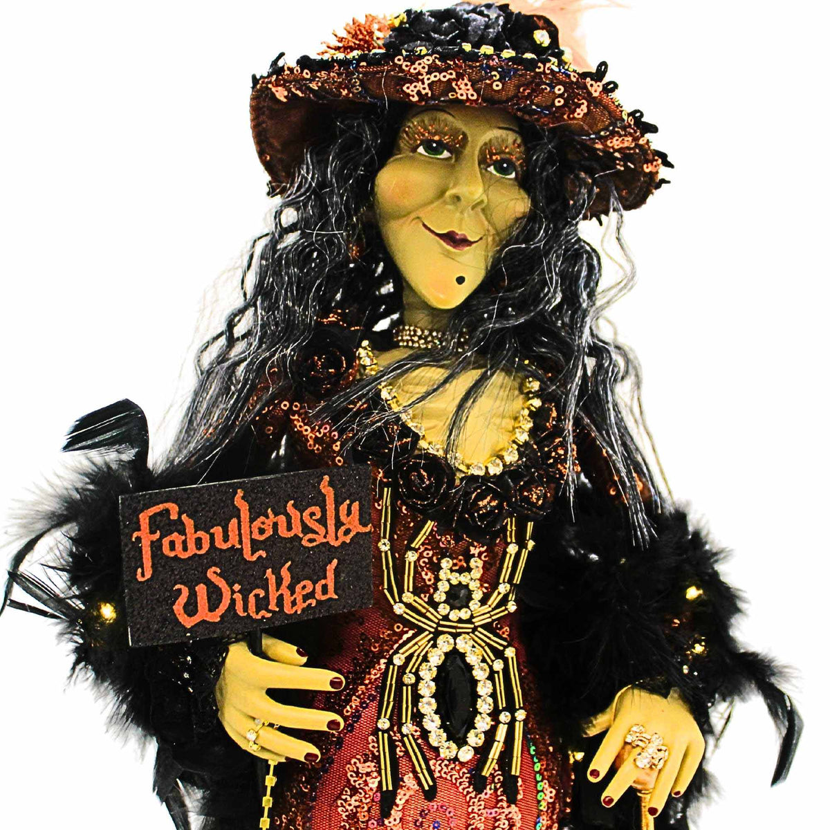 Karen Didion Lighted Fabulously Wicked Witch - - SBKGifts.com