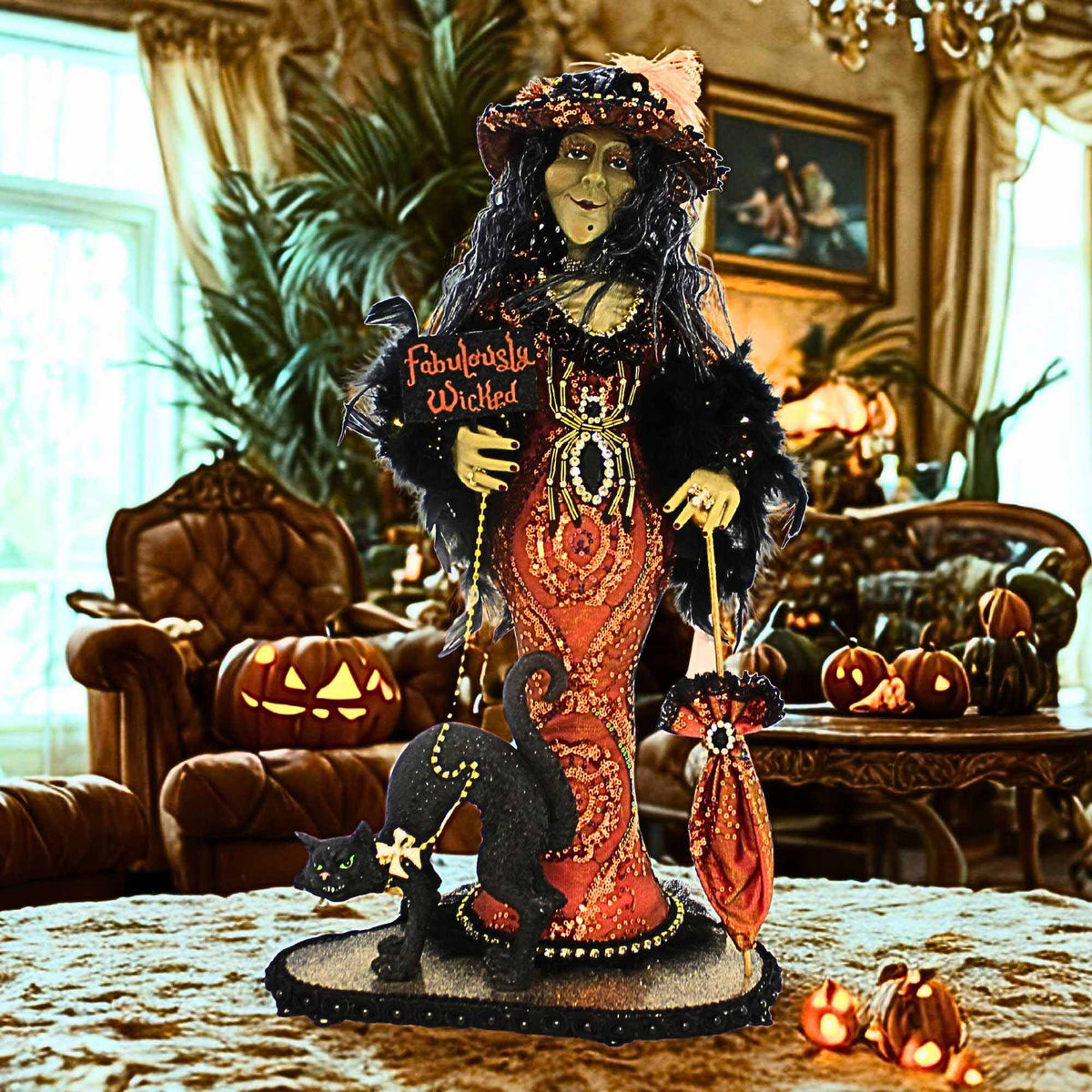 Karen Didion Lighted Fabulously Wicked Witch - - SBKGifts.com