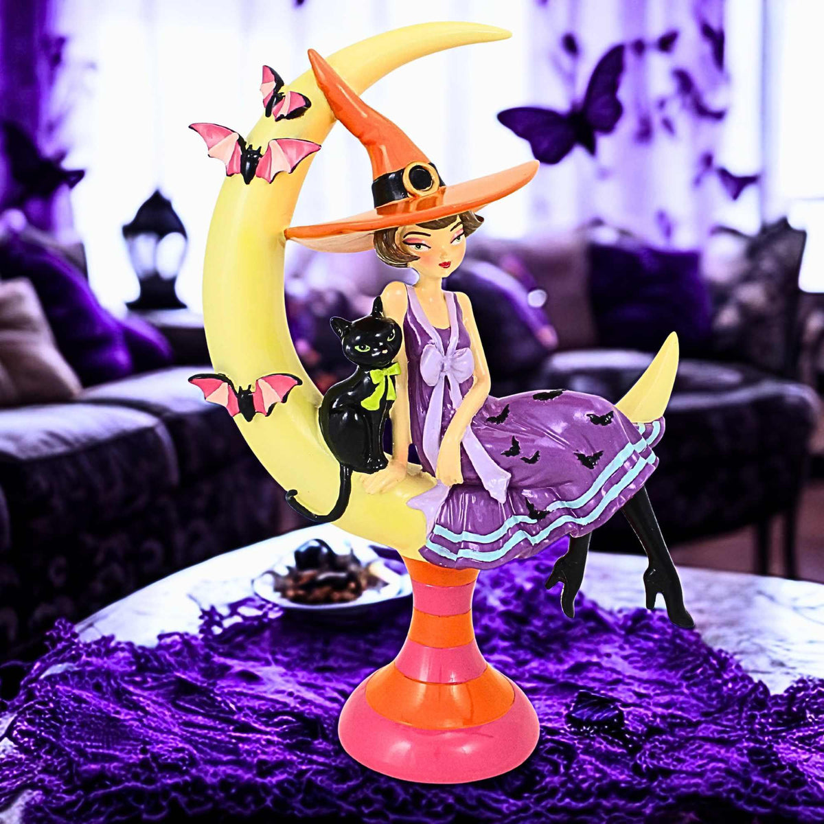 December Diamonds Witch On Moon - - SBKGifts.com