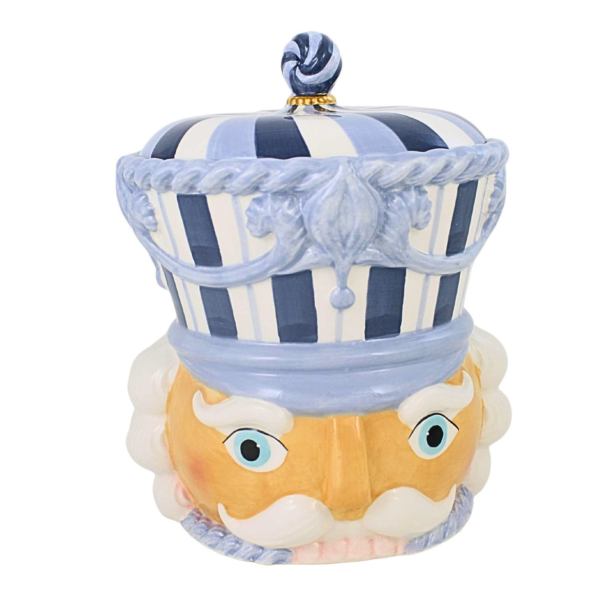66376 Blue Nutcracker Cookie Jar 2930234