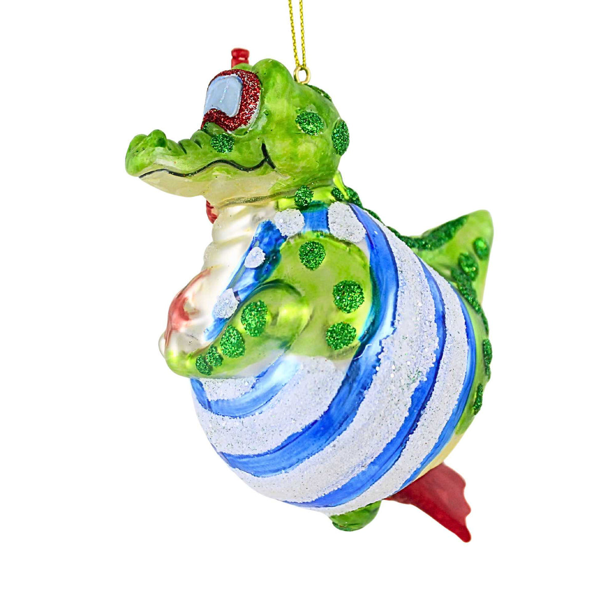 December Diamonds Plump Snorkeling Gator - - SBKGifts.com