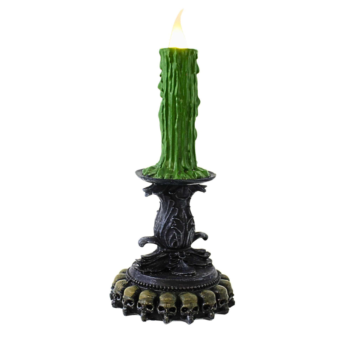 Roman Spooky Candle Green - - SBKGifts.com