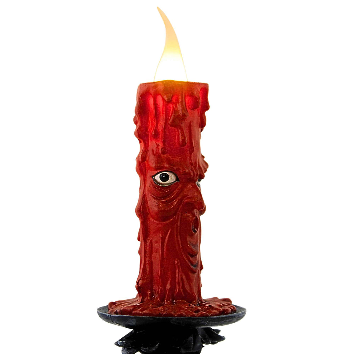 Roman Spooky Candle Orange - - SBKGifts.com