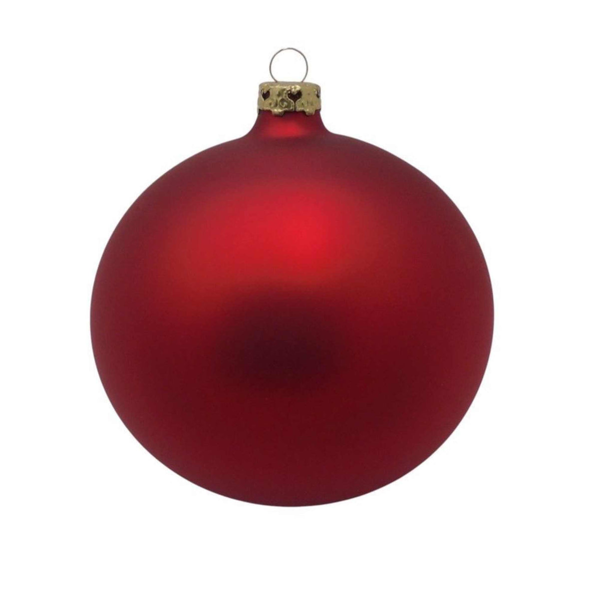 66392 Pre-Order Matte 5 Inch Christmas Red Accent Ball 0031M5