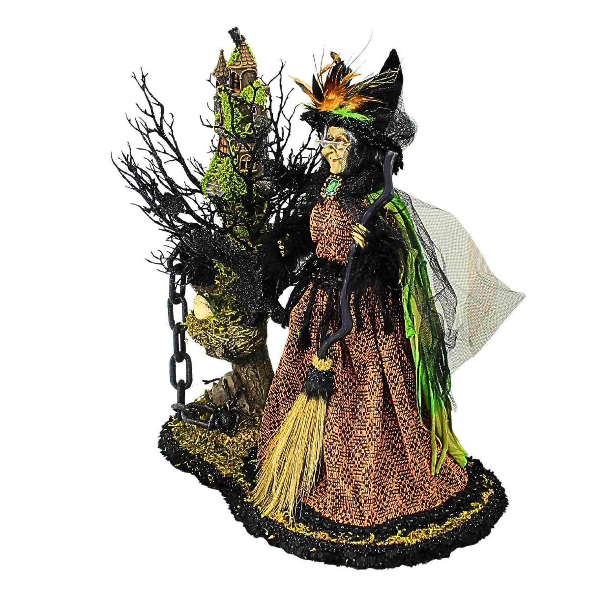 Karen Didion Lighted Haunted Hollow Witch 30Th Anniversary Limited Edition - - SBKGifts.com