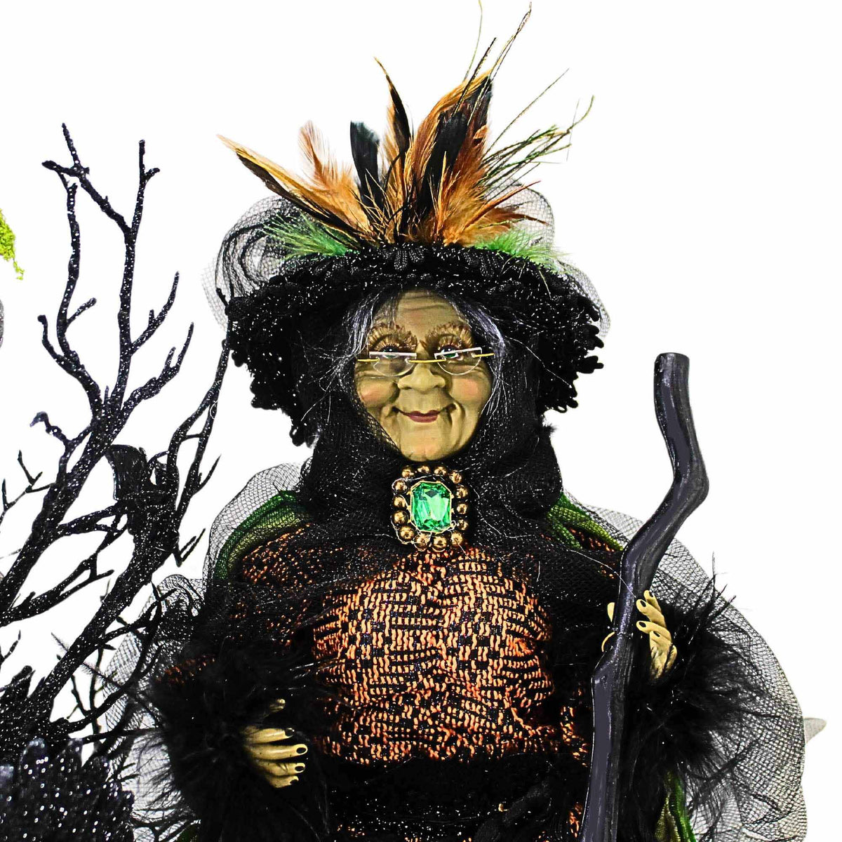 Karen Didion Lighted Haunted Hollow Witch 30Th Anniversary Limited Edition - - SBKGifts.com