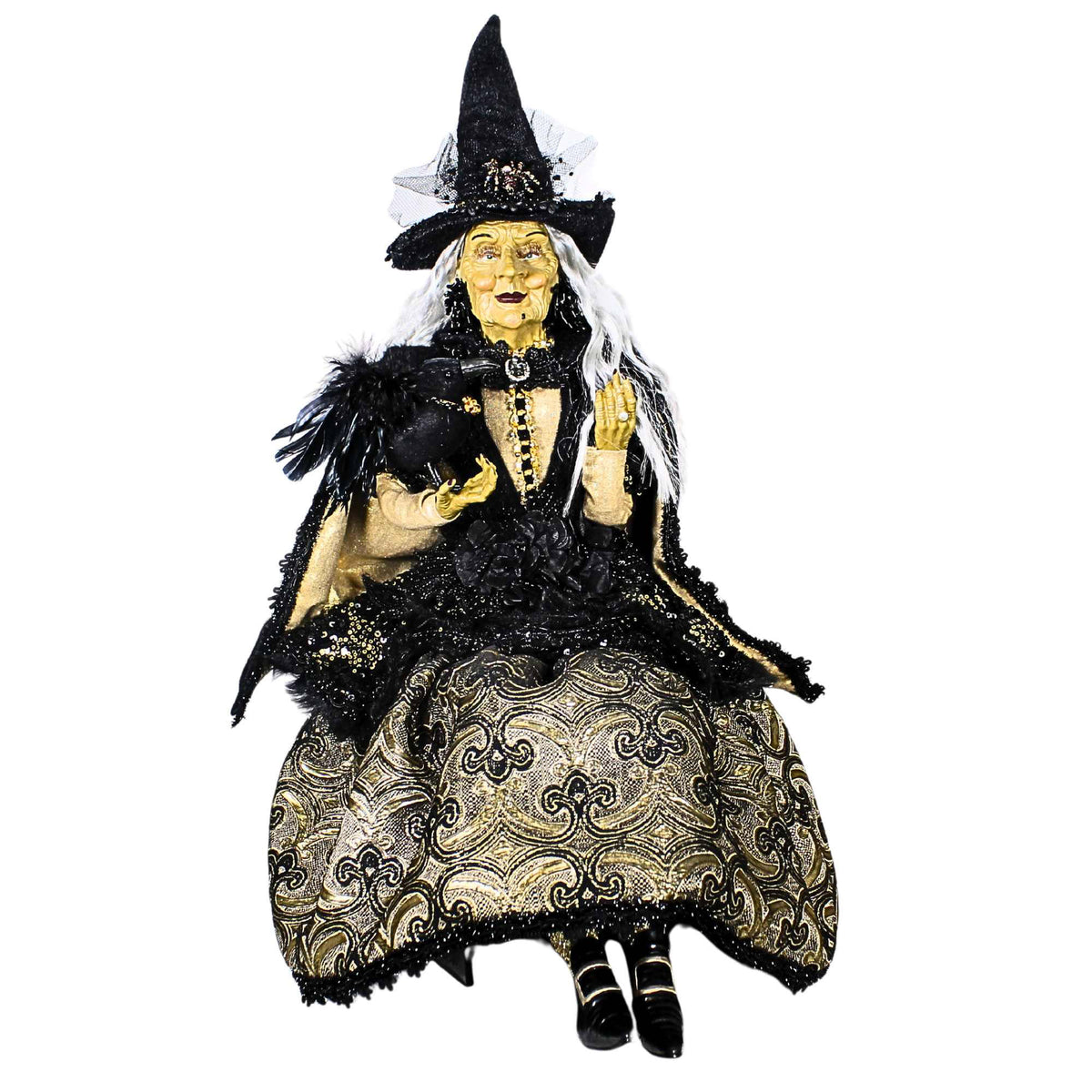66404 Madam Corvina Sitting Witch HA2628