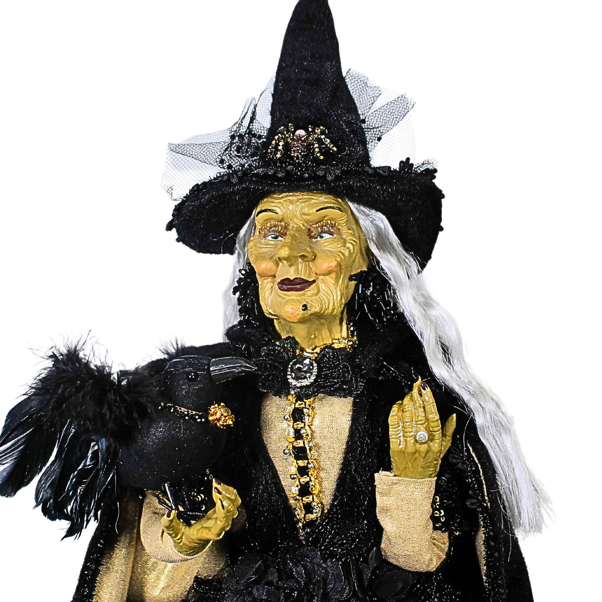 Karen Didion Madam Corvina Sitting Witch - - SBKGifts.com
