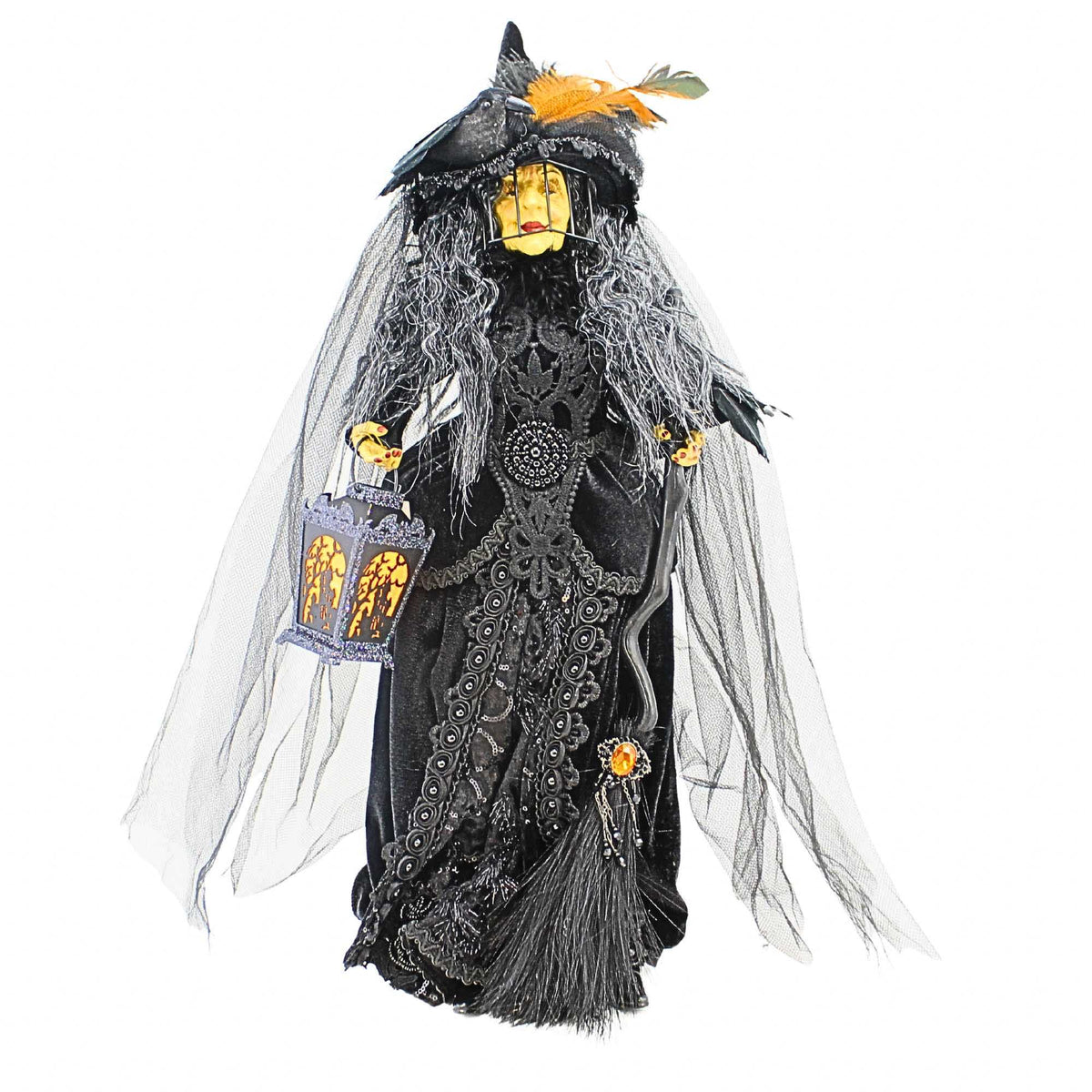 66407 Lighted Enchantress Of Midnight Witch HA2008