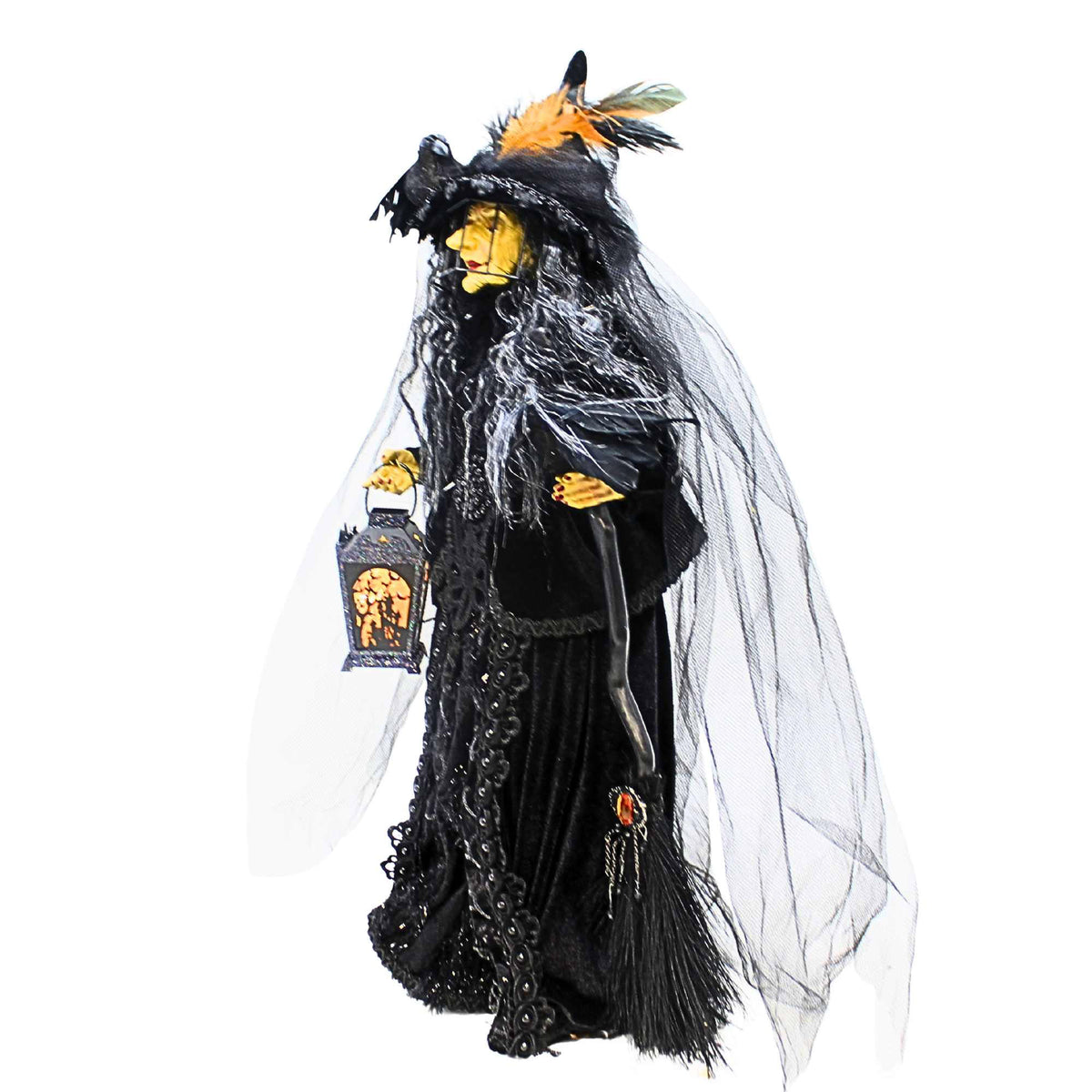 Karen Didion Lighted Enchantress Of Midnight Witch - - SBKGifts.com