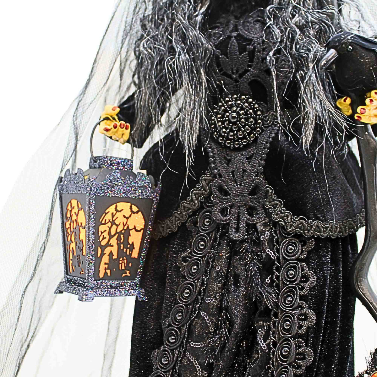 Karen Didion Lighted Enchantress Of Midnight Witch - - SBKGifts.com