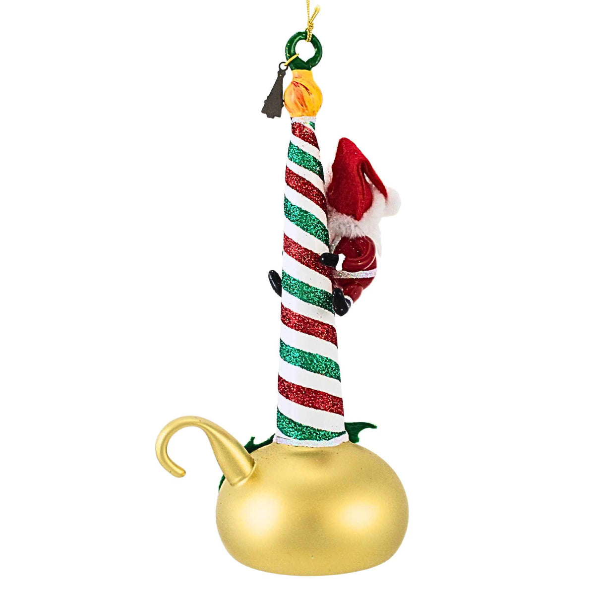 Santa Land Saint Nick Candlestick - - SBKGifts.com