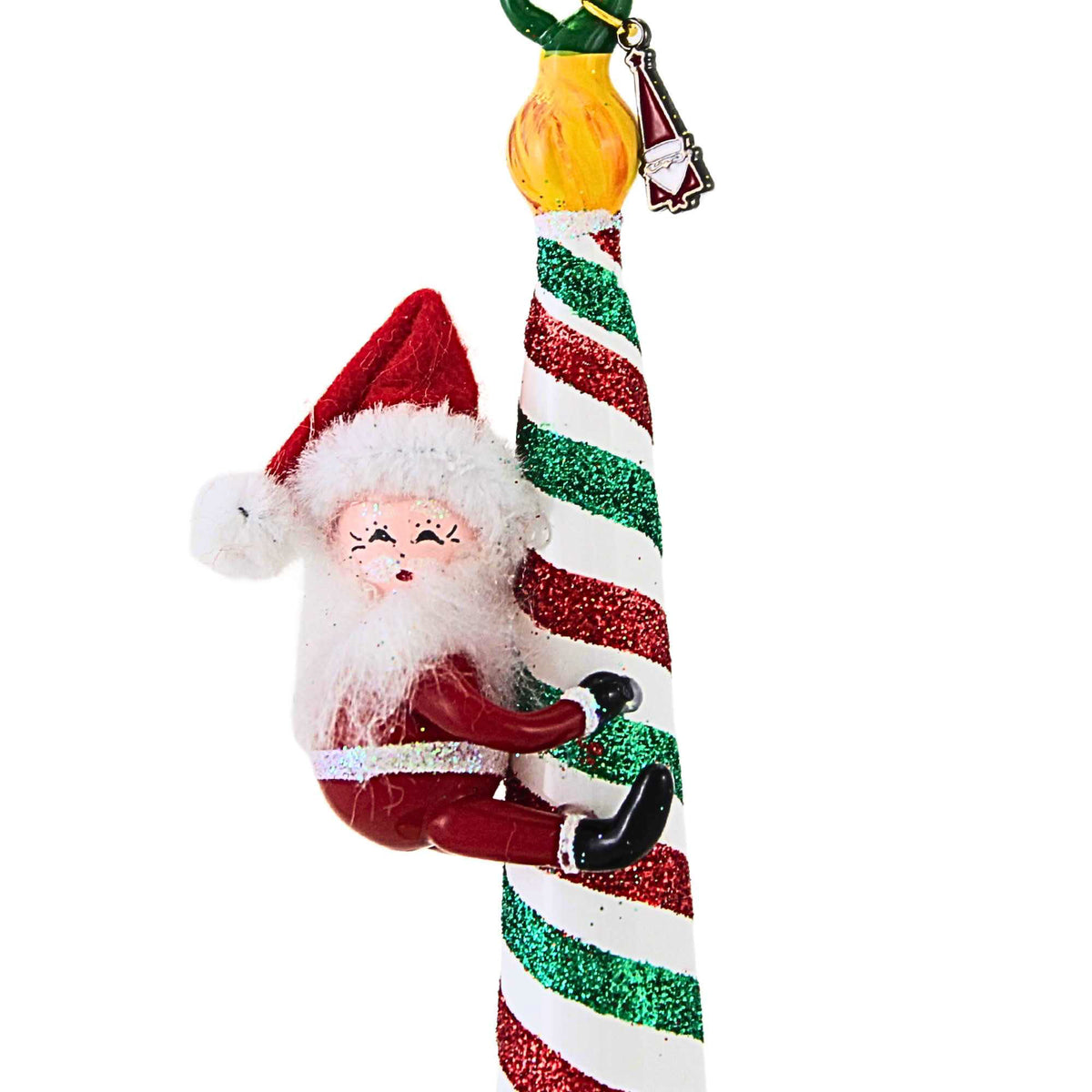 Santa Land Saint Nick Candlestick - - SBKGifts.com