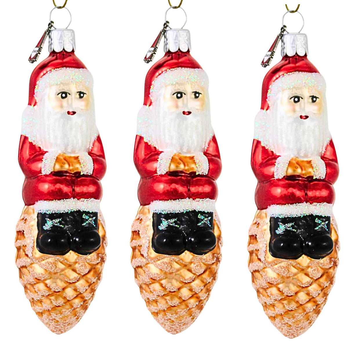 66468 Nostalgic Nick Set Of 3 Copper Pinecones 26O1020