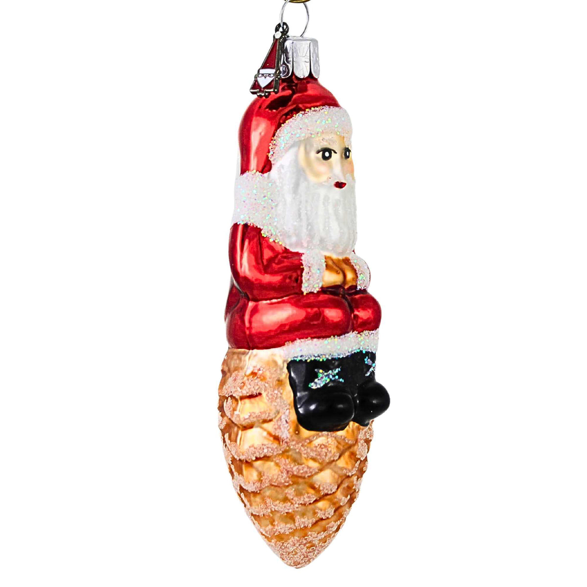 Santa Land Nostalgic Nick Set Of 3 Copper Pinecones - - SBKGifts.com