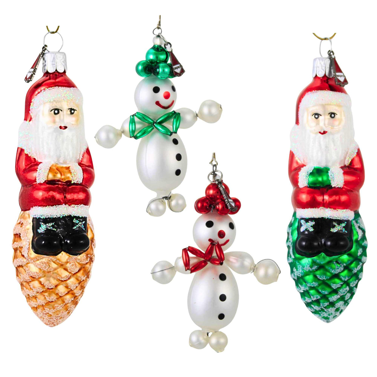 66469 Nostalgic Nick & Frosty Friends Set Of 4 26O1030