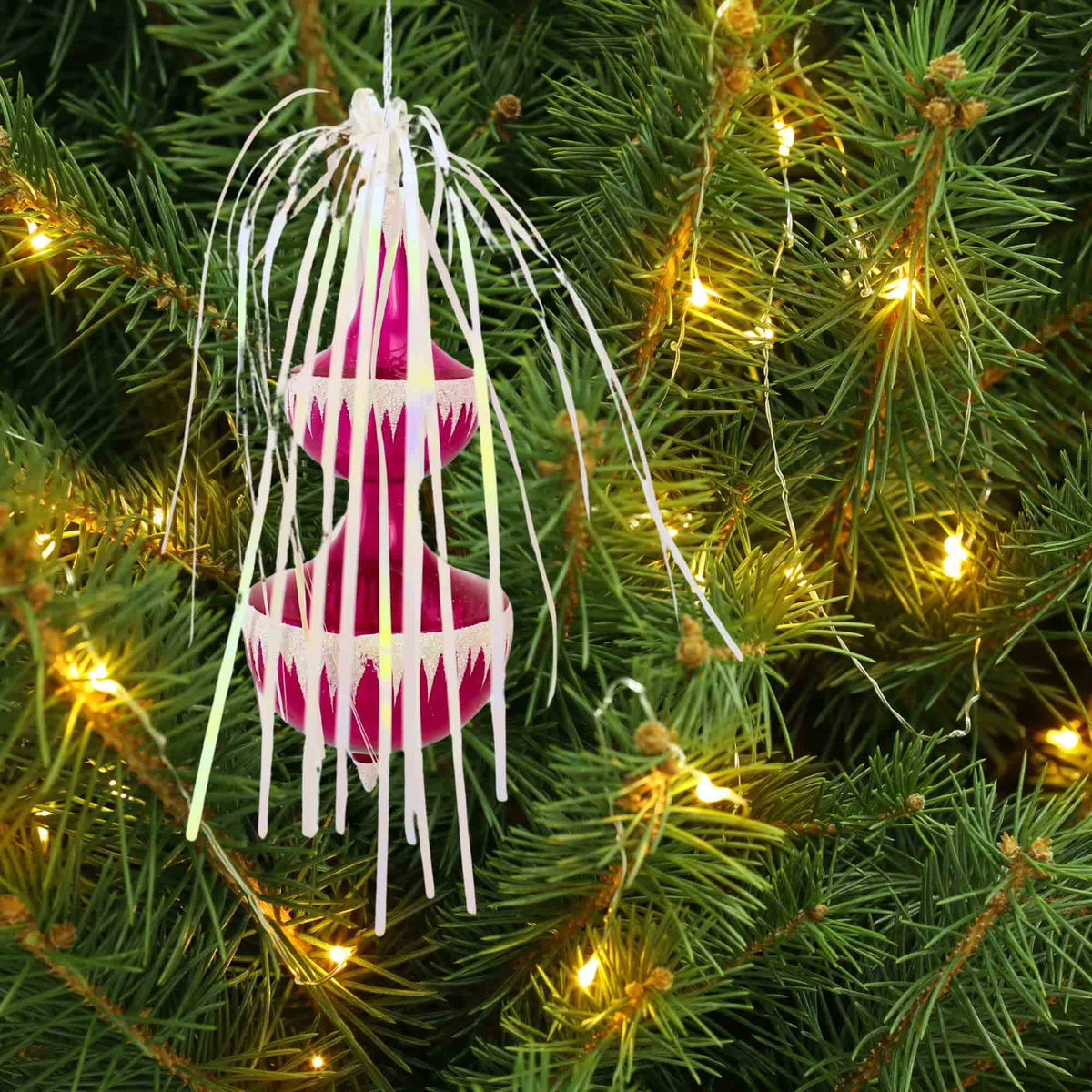 De Carlini Italian Ornaments The Village Square Fountain - - SBKGifts.com