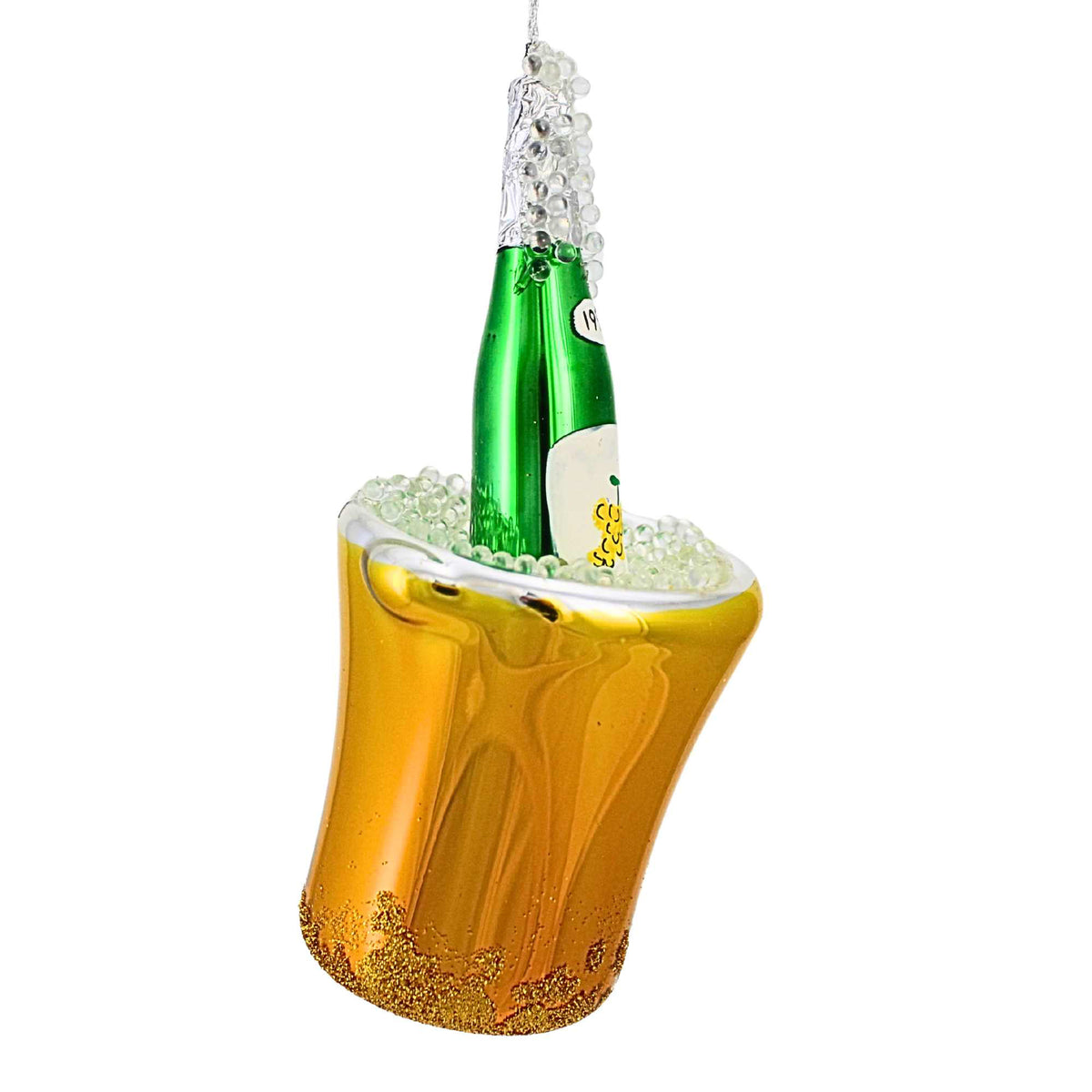 De Carlini Italian Ornaments Fizz The Season - - SBKGifts.com