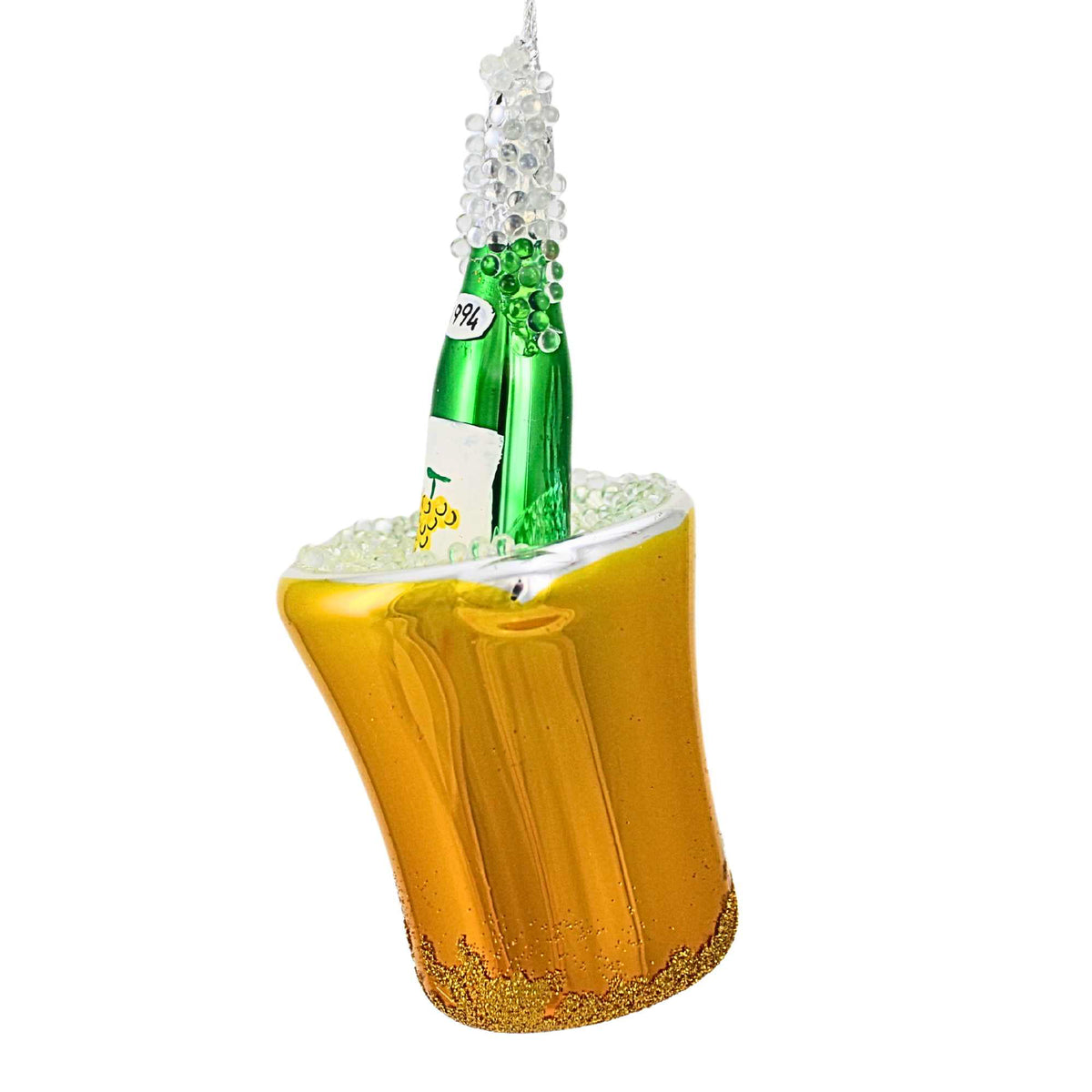 De Carlini Italian Ornaments Fizz The Season - - SBKGifts.com