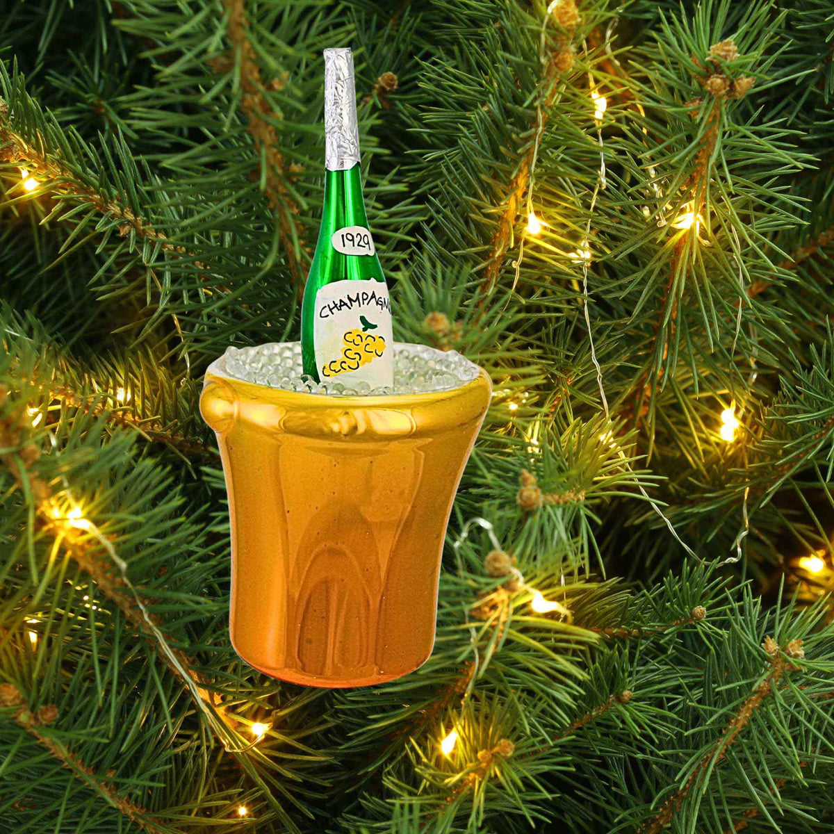 De Carlini Italian Ornaments Holiday Bubbly - - SBKGifts.com