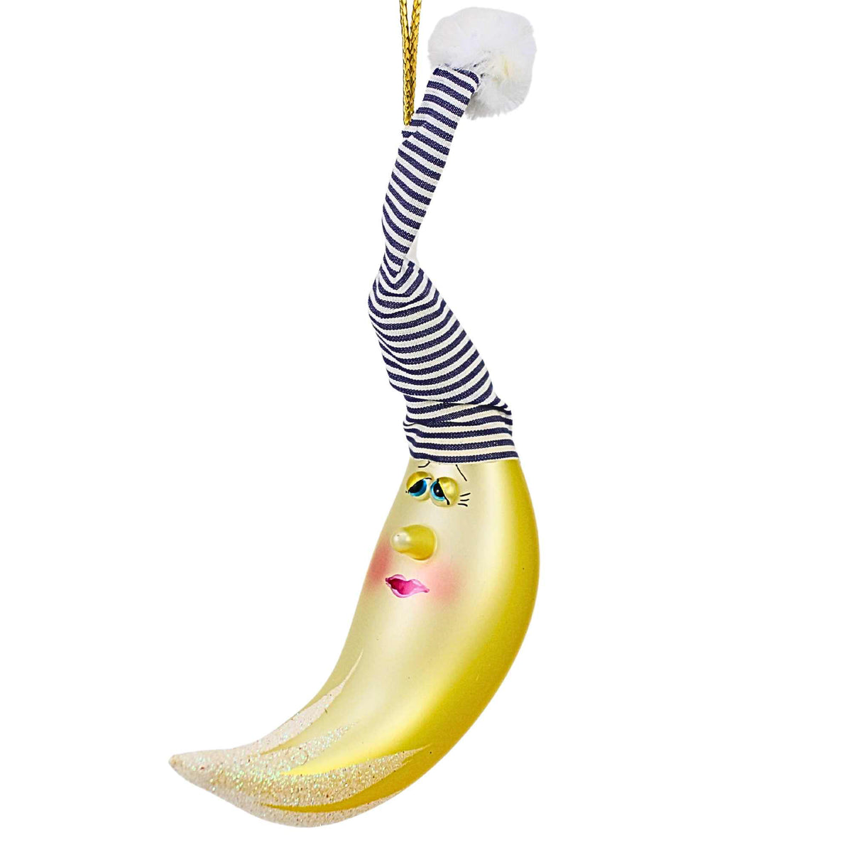 De Carlini Italian Ornaments Nightcap Luna - - SBKGifts.com