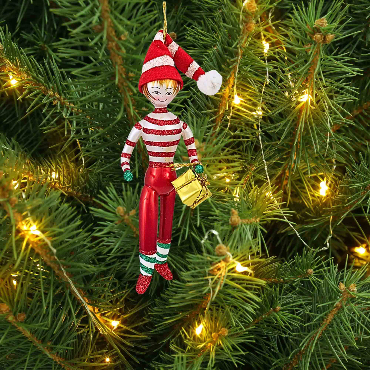 De Carlini Italian Ornaments Jolly Jingle - - SBKGifts.com
