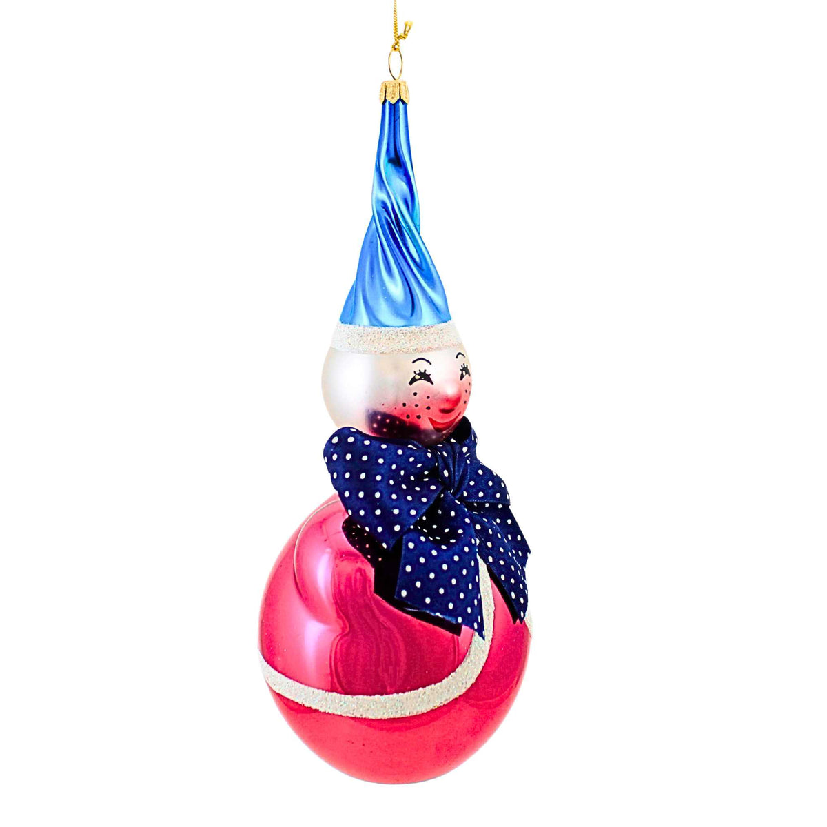 De Carlini Italian Ornaments Big Bow Bro - - SBKGifts.com