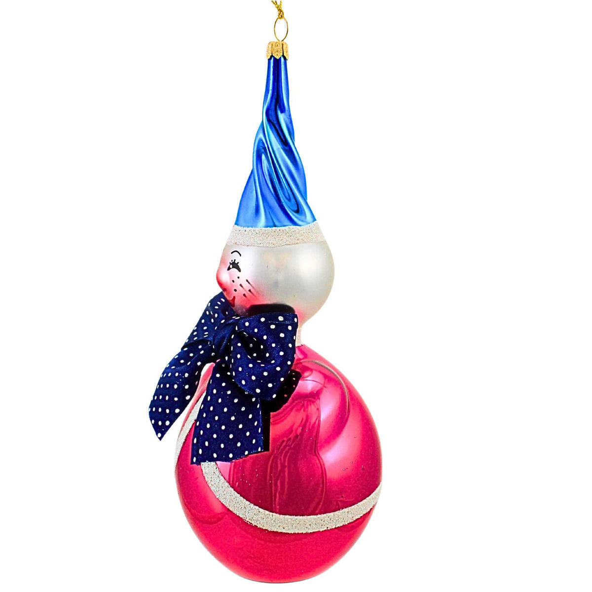 De Carlini Italian Ornaments Big Bow Bro - - SBKGifts.com