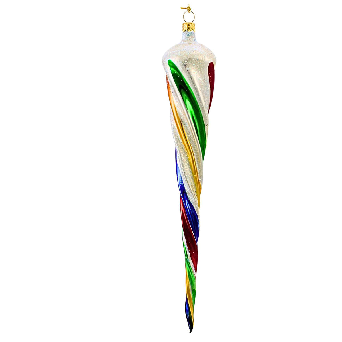 De Carlini Italian Ornaments Ribbon Candy Twist Large - - SBKGifts.com
