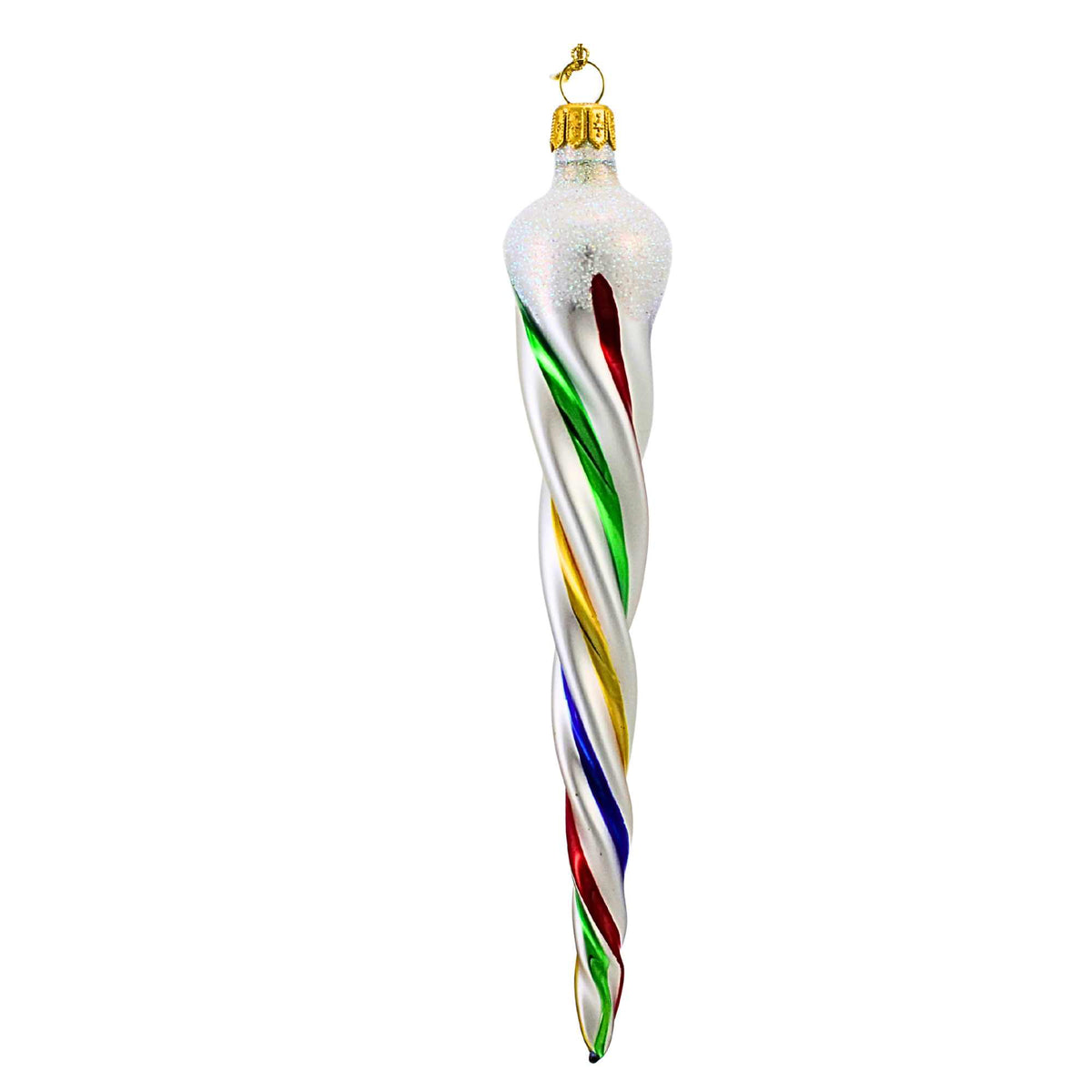 De Carlini Italian Ornaments Ribbon Candy Twist Medium - - SBKGifts.com