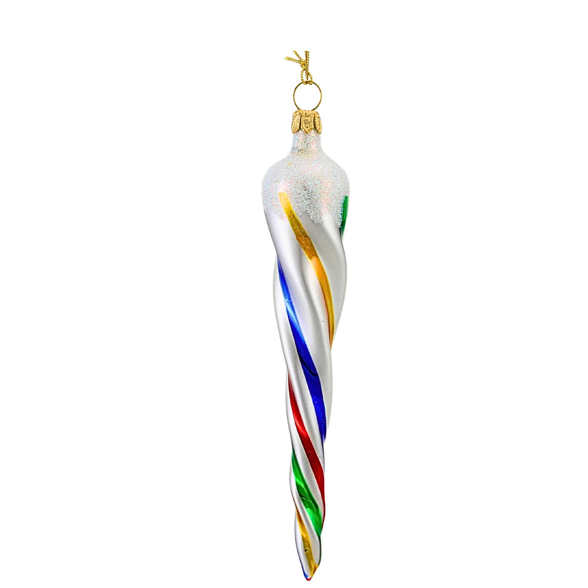 De Carlini Italian Ornaments Ribbon Candy Twist Small - - SBKGifts.com