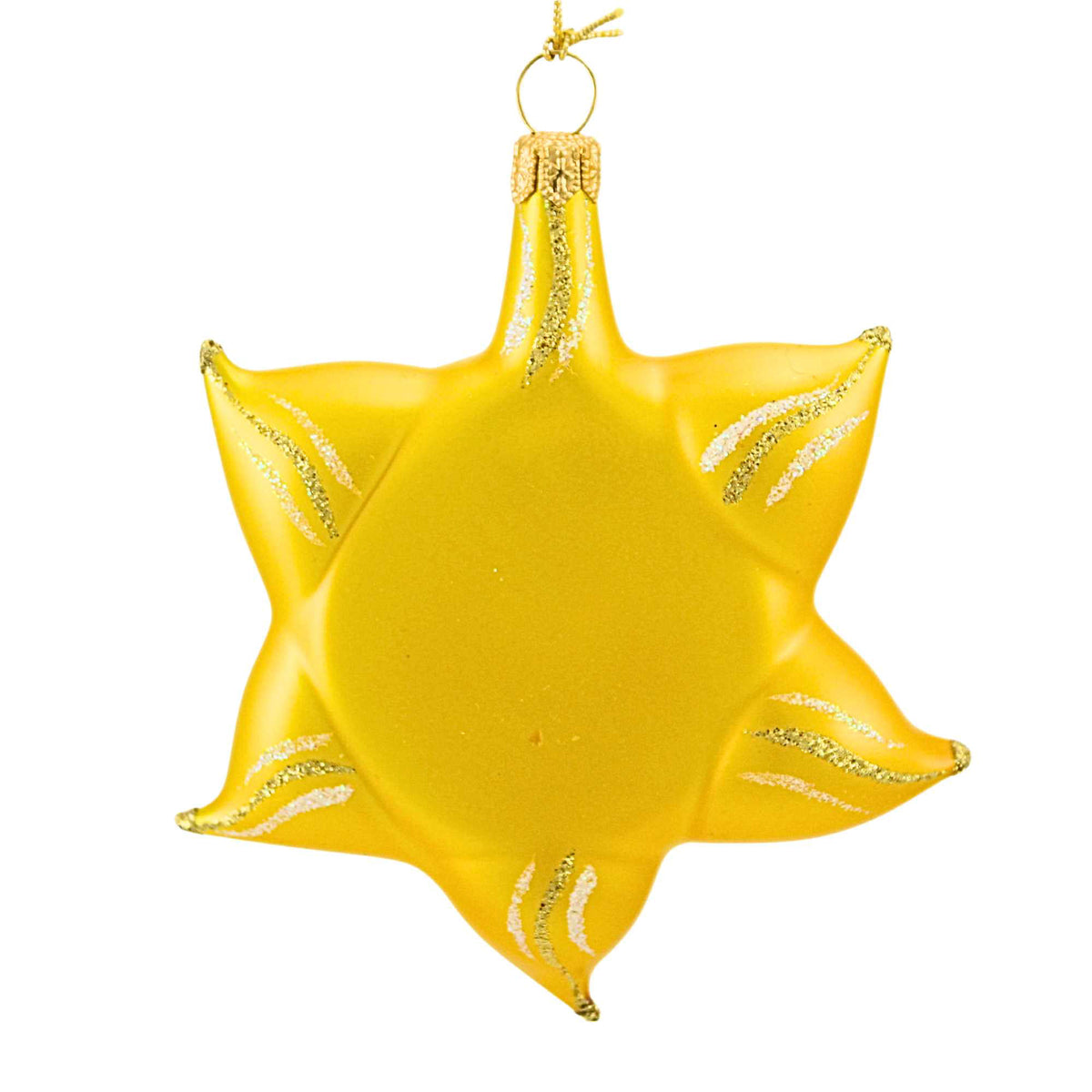 De Carlini Italian Ornaments Smiley Sol - - SBKGifts.com