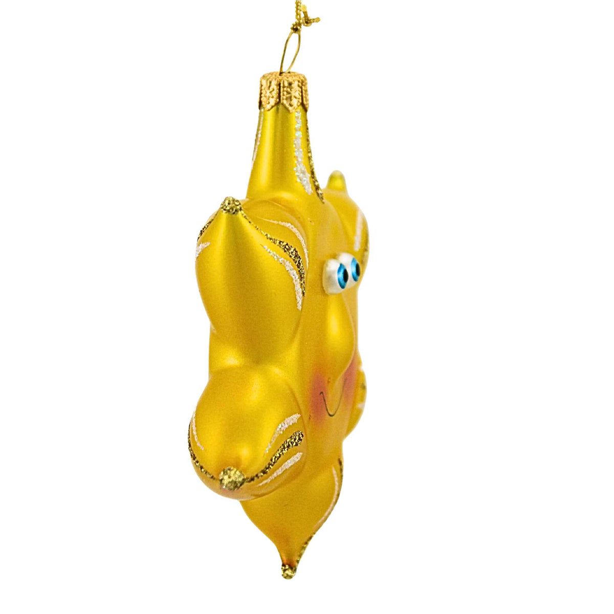 De Carlini Italian Ornaments Smiley Sol - - SBKGifts.com