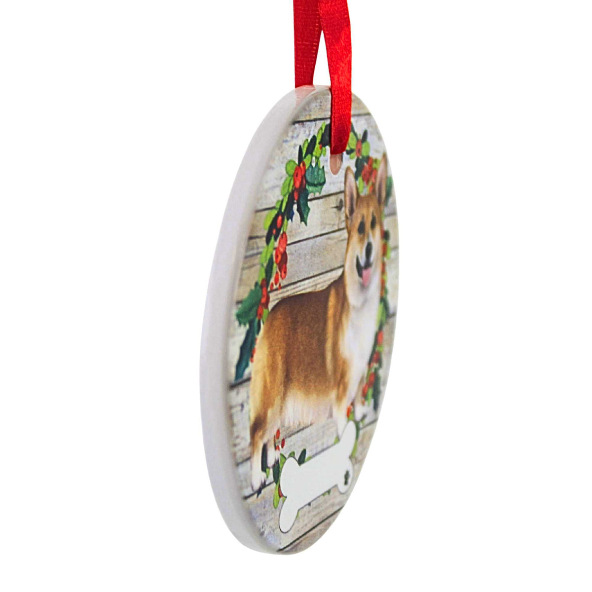 E & S Imports Ceramic Welsh Corgi Ornament - - SBKGifts.com