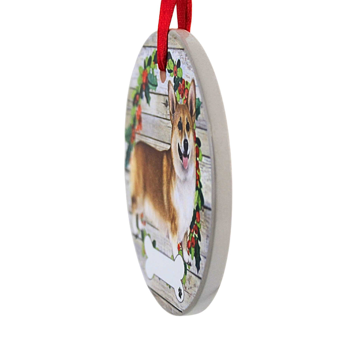 E & S Imports Ceramic Welsh Corgi Ornament - - SBKGifts.com